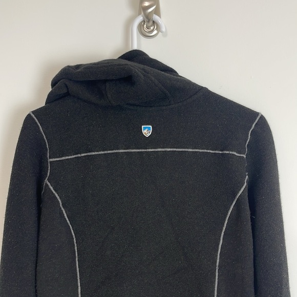 Kuhl Black Women's Hooded cardigan jacket size small - Picture 4 of 8
